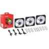 VENTO 120 ARGB PWM (paquete de 3) Negro