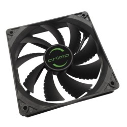 AF12  ventilador para PC  12cm 12v  14dB  9 aspas  1200 RPM  negro