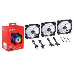 VENTO 120 ARGB PWM (3pack) Negro