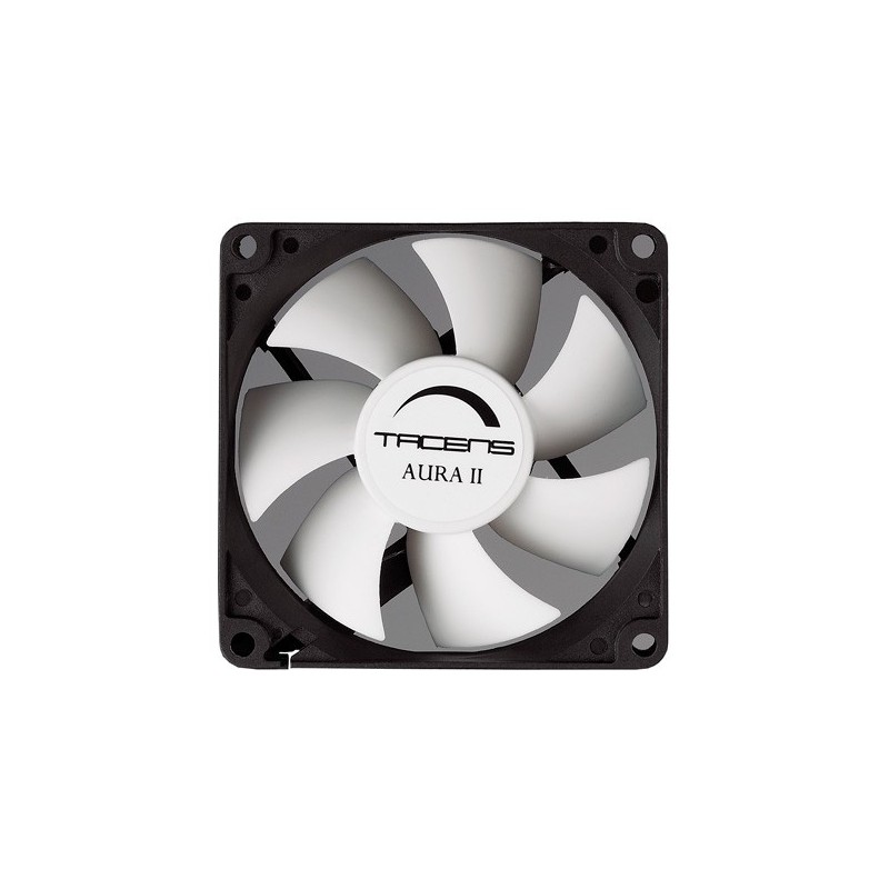 3AURAII8  Ventilador Ordenador 8 cm  Ultrasilencioso  Antipolvo  Negro