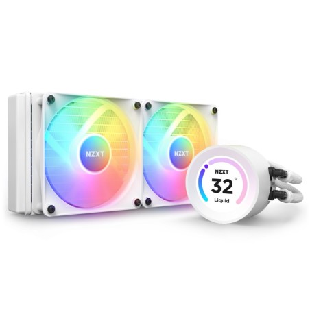 Kraken Elite 240 RGB Procesador Sistema de refrigeracin lquida todo en uno 12 cm Blanco 1 pieza(s)