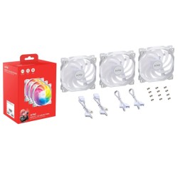 VENTO 120 ARGB PWM (3pack) Blanco