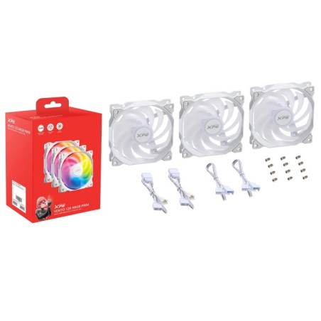 VENTO 120 ARGB PWM (3pack) Blanco
