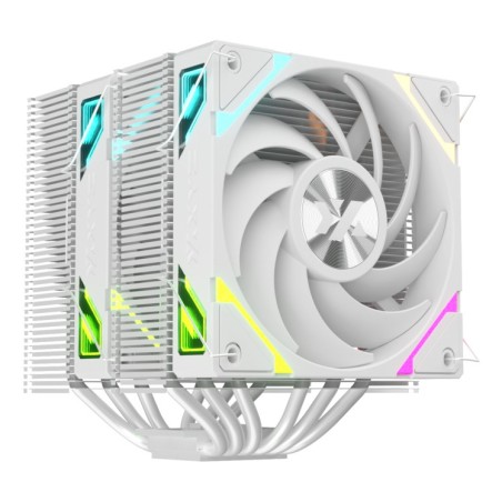 THERMAX 6 DUO  DISIPADOR CPU DUAL  VENTILADOR VORTEX ALTO RENDIMIENTO  120MM  BLANCO
