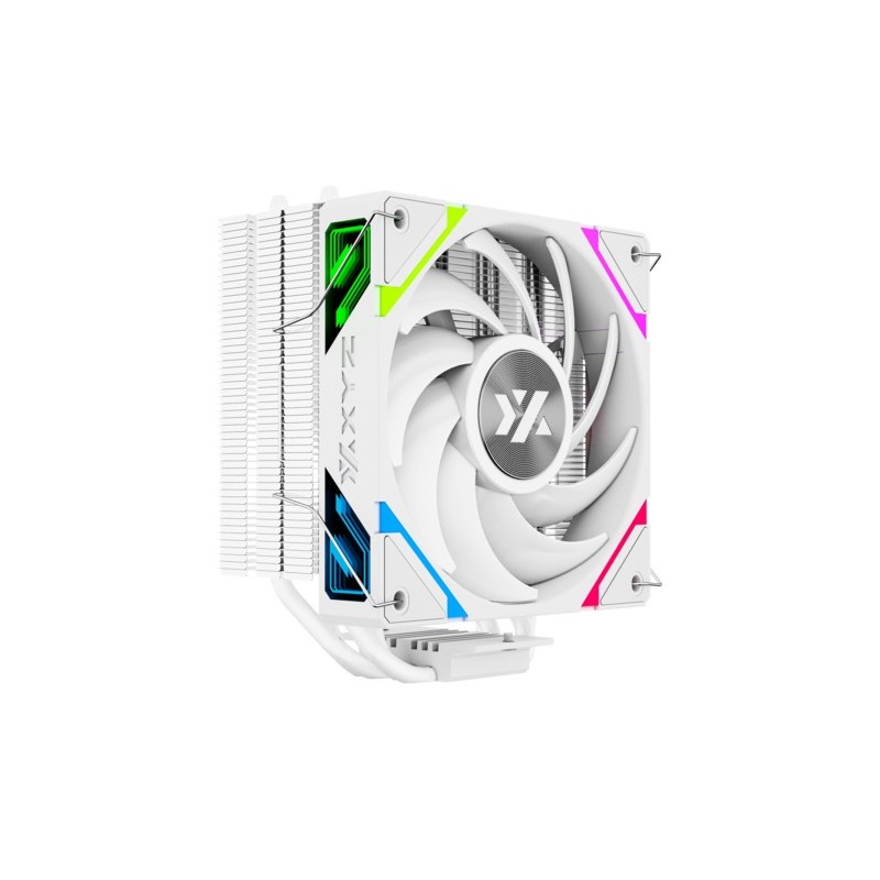 THERMAX 4  DISIPADOR CPU 4 HEATPIPES  VENTILADOR VORTEX ALTO RENDIMIENTO  120MM  BLANCO