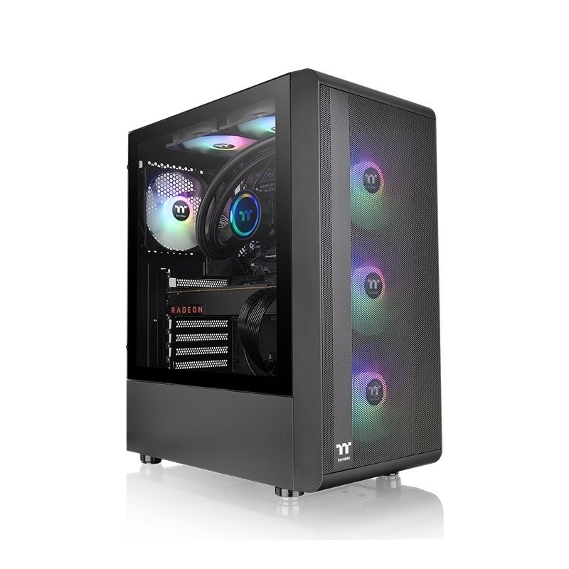 S200 TG ARGB Midi Tower Negro