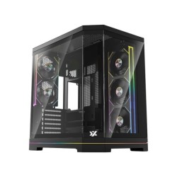 X-CS-NEUTRONX-B carcasa de ordenador Midi Tower Negro