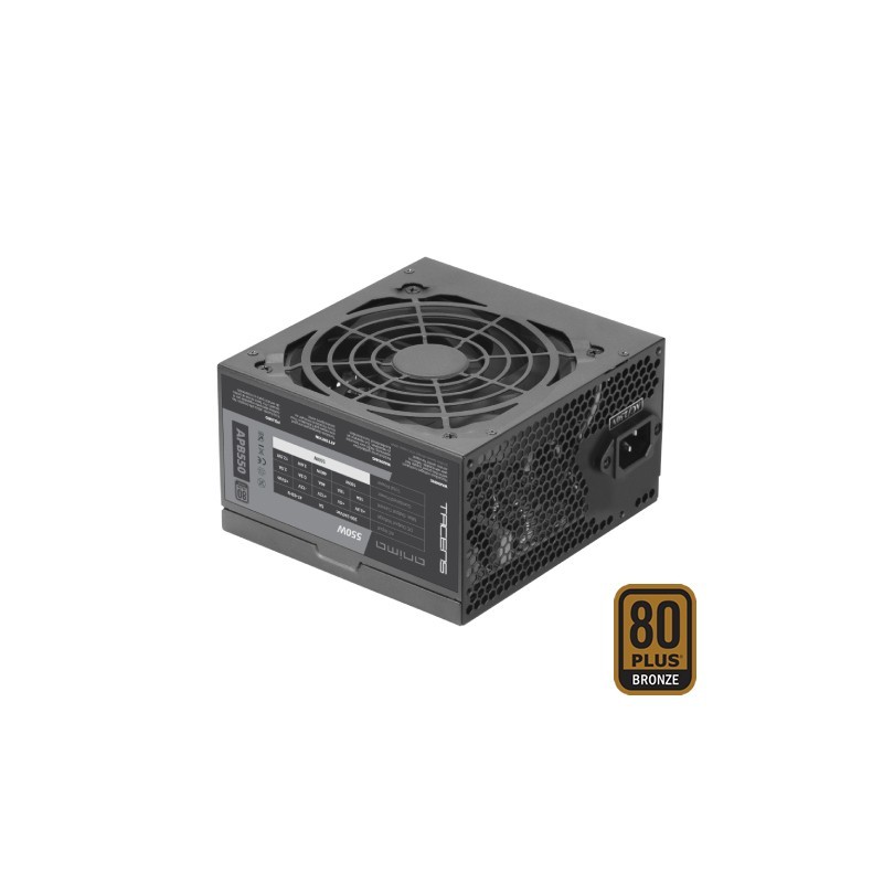 APB550  Fuente Alimentacin PC ATX 550W  80Plus Bronze  85% Eficiencia  Tecnologas SMD y DC-DC  Ventilador Ultra-silencioso 12cm 