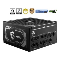 MAG A1250GL PCIE5 unidad de fuente de alimentacin 1250 W 24-pin ATX ATX Negro