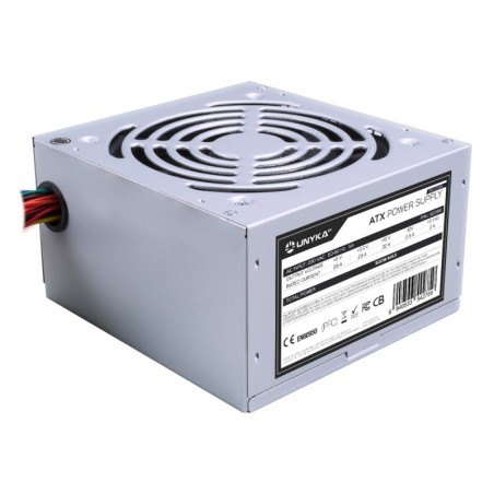 ATX 500W unidad de fuente de alimentacin 20+4 pin ATX Plata