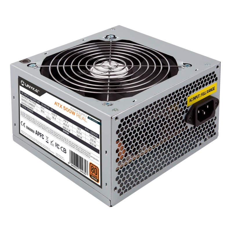 Fuente de Alimentacin ATX 500W 80+ Bronce