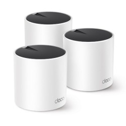 DECO X55 (3-Pack) Doble banda (2 4 GHz / 5 GHz) Wi-Fi 6 (802.11ax) Blanco Interno