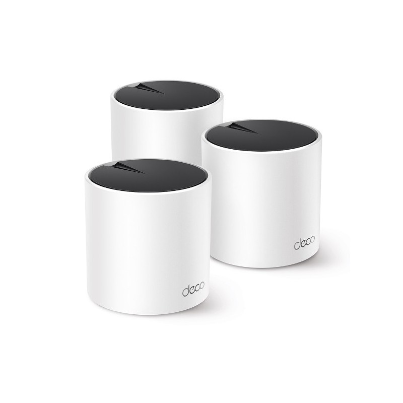 DECO X55 (3-Pack) Doble banda (2 4 GHz / 5 GHz) Wi-Fi 6 (802.11ax) Blanco Interno