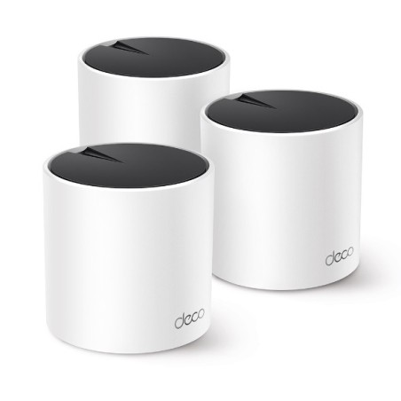 DECO X55 (3-Pack) Doble banda (2 4 GHz / 5 GHz) Wi-Fi 6 (802.11ax) Blanco Interno