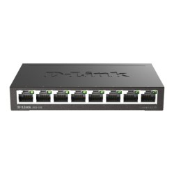 DGS-108 switch No administrado L2 Gigabit Ethernet (10/100/1000) Escritorio Negro