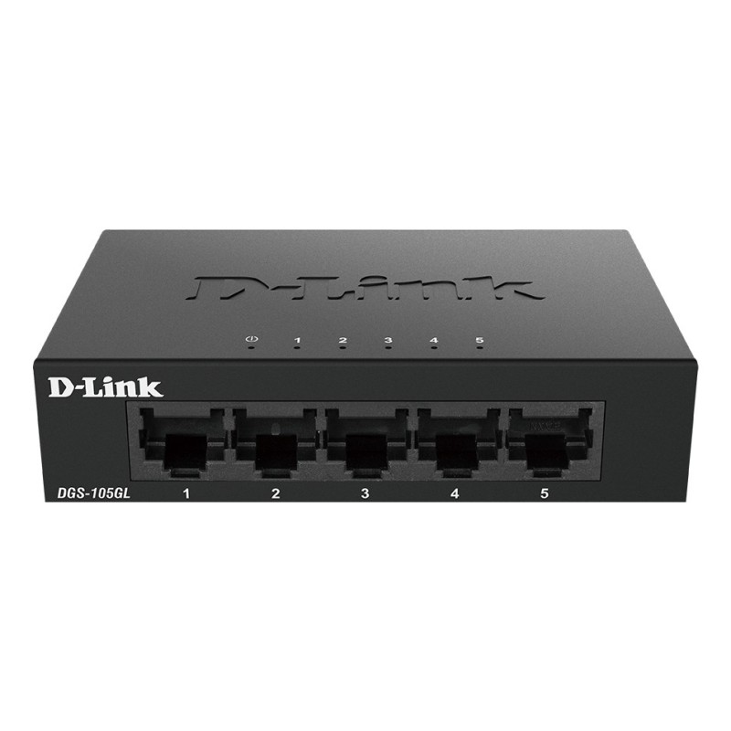 DGS-105GL/E switch No administrado Gigabit Ethernet (10/100/1000) Negro