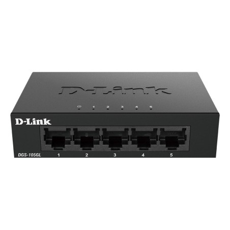 DGS-105GL/E switch No administrado Gigabit Ethernet (10/100/1000) Negro