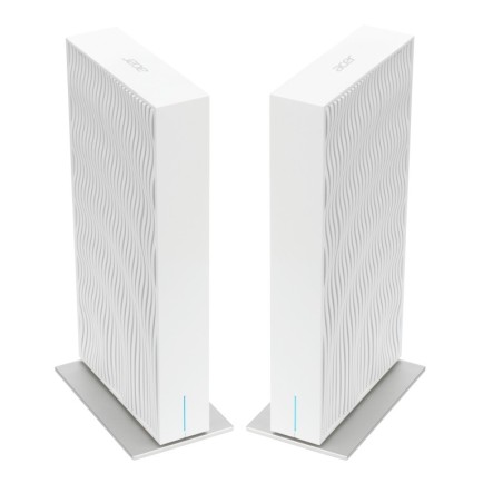 Wave 7  wifi 7 Mesh Router  EU plug  dual pack Dual-band (2.4GHz + 5GHz or 2.4GHz + 6GHz) Wi-Fi 7 (802.11be) 4
