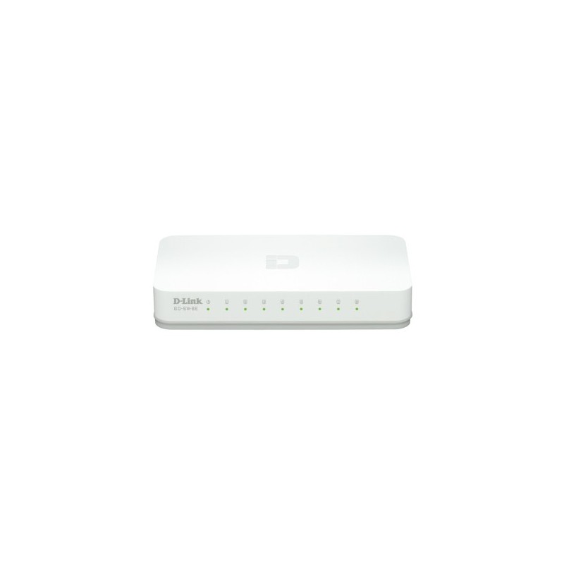 GO-SW-8E switch No administrado Fast Ethernet (10/100) Blanco