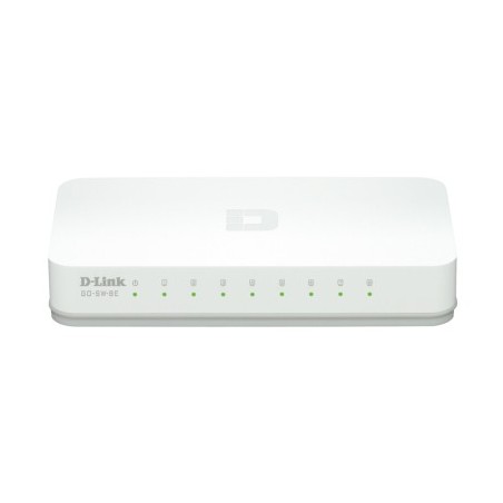 GO-SW-8E switch No administrado Fast Ethernet (10/100) Blanco
