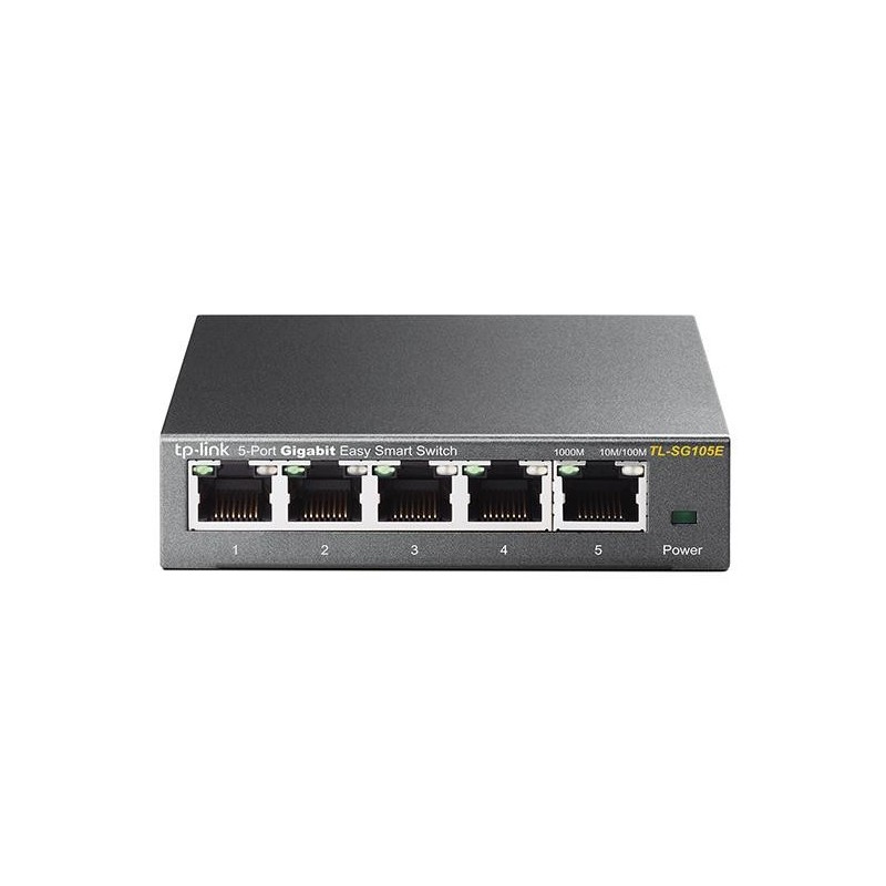 TL-SG105E Gestionado L2 Gigabit Ethernet (10/100/1000) Negro
