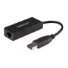 Adaptador Tarjeta de Red Externa USB 3.0 a Ethernet Gigabit - Conversor de Red NIC 10/100/1000 - Adaptador LAN Externo USB a RJ4