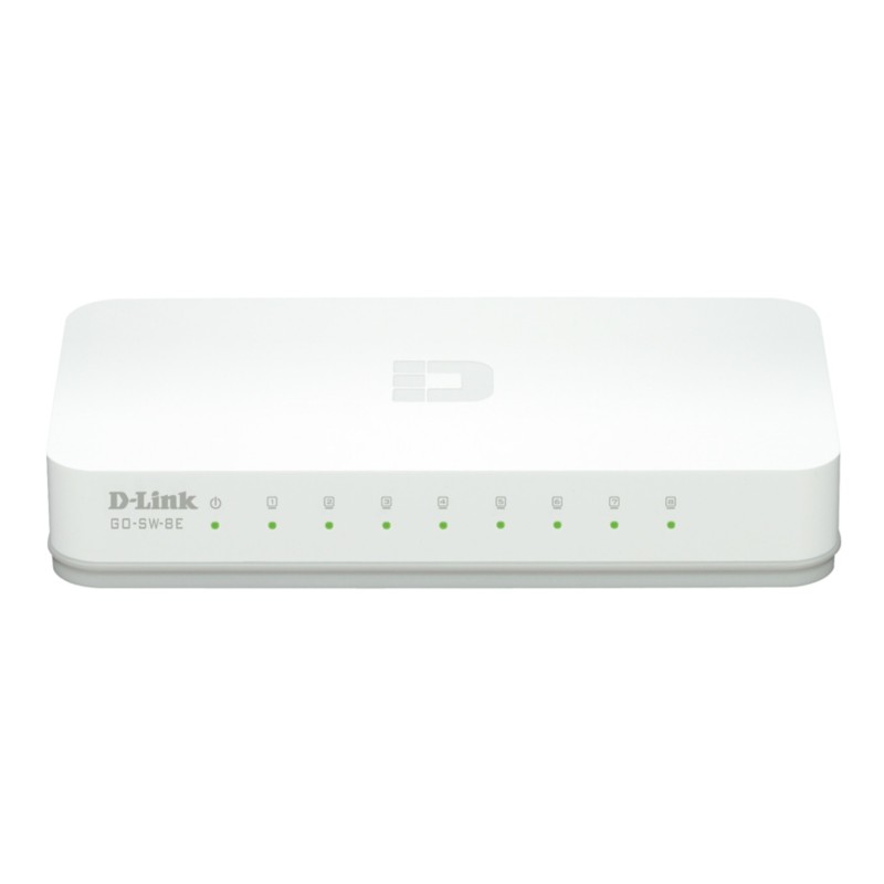 GO-SW-8E/E switch No administrado Fast Ethernet (10/100) Blanco