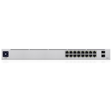 UniFi 16-Port PoE Gestionado L2/L3 Gigabit Ethernet (10/100/1000) Energa sobre Ethernet (PoE) 1U Plata
