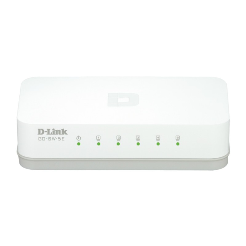 GO-SW-5E/E switch No administrado Fast Ethernet (10/100) Blanco