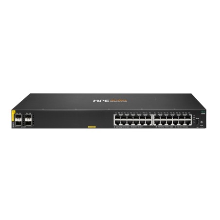Aruba Networking CX 6000 24p 10M/100M/1G Class4 PoE 4p SFP 1G 370W Switch