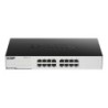 GO-SW-16G No administrado L2 Gigabit Ethernet (10/100/1000) 1U Negro