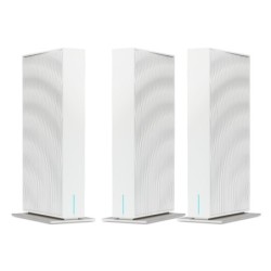Wave 7  wifi 7 Mesh Router  EU plug  triple pack Dual-band (2.4GHz + 5GHz or 2.4GHz + 6GHz) Wi-Fi 7 (802.11be) 4