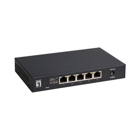 GEU-0525 switch No administrado 2.5G Ethernet (100/1000/2500) Negro
