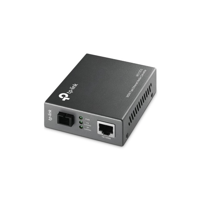 MC112CS convertidor de medio 1000 Mbit/s 1550 nm Negro