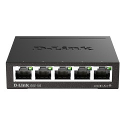 DGS-105 No administrado L2 Gigabit Ethernet (10/100/1000) Negro