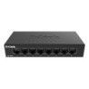 DGS-108GL No administrado Gigabit Ethernet (10/100/1000) Negro