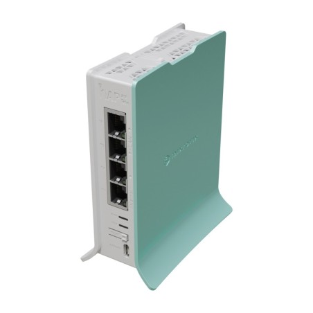 hAP router inalmbrico Gigabit Ethernet Banda nica (2 4 GHz) Verde  Blanco