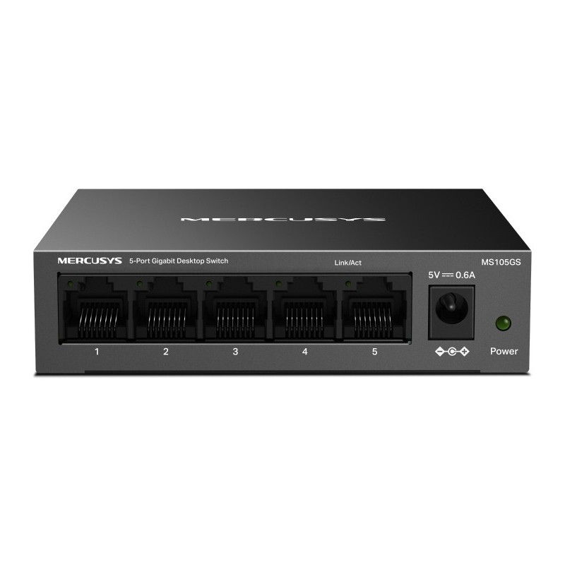 MS105GS switch No administrado Gigabit Ethernet (10/100/1000) Negro