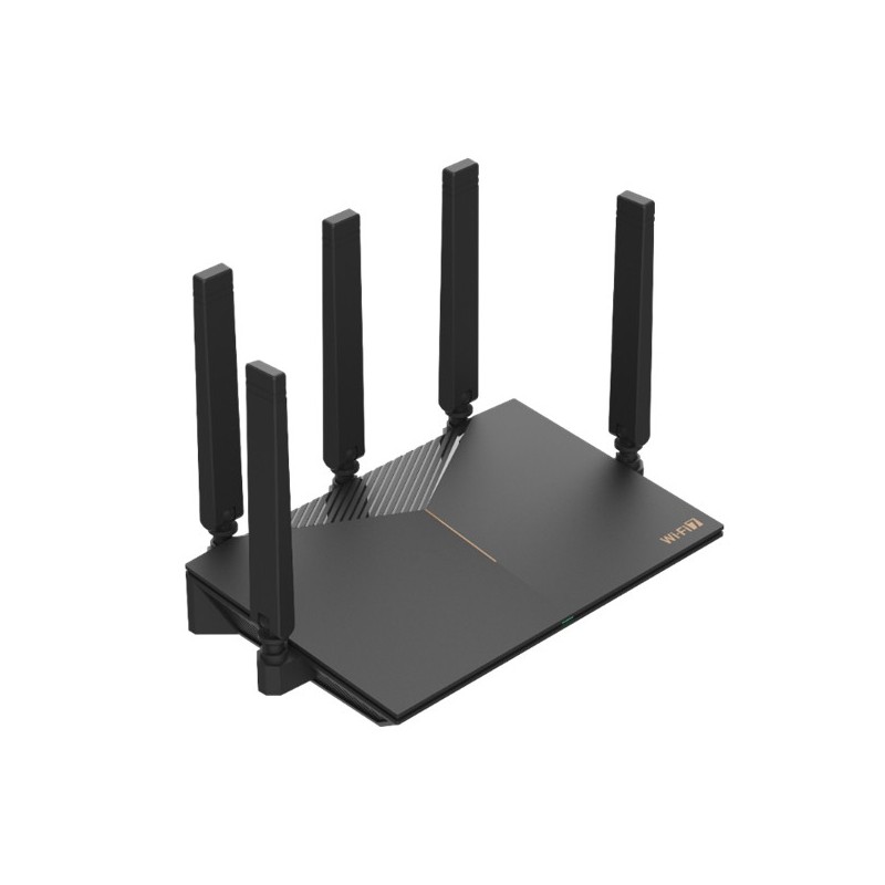 ROUTERBE3600 WIFI7 router inalmbrico 2.5 Gigabit Ethernet Doble banda (2 4 GHz / 5 GHz) Negro