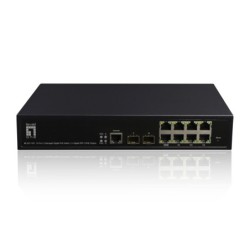 GEP-1061 switch Gestionado L2 Gigabit Ethernet (10/100/1000) Energa sobre Ethernet (PoE) Negro