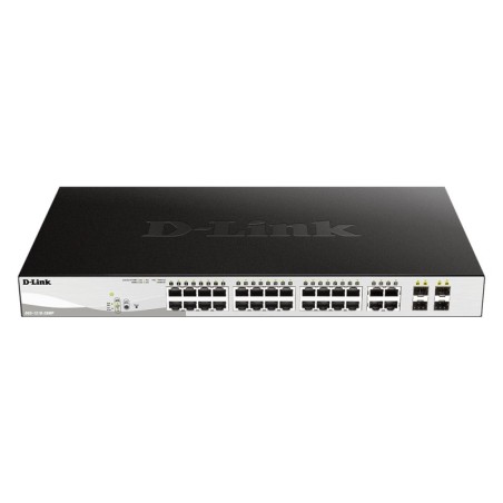 DGS-1210-28P switch Gestionado L2 Gigabit Ethernet (10/100/1000) Energa sobre Ethernet (PoE) 1U Negro