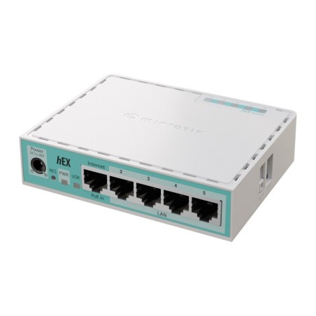 hEX router Gigabit Ethernet Blanco