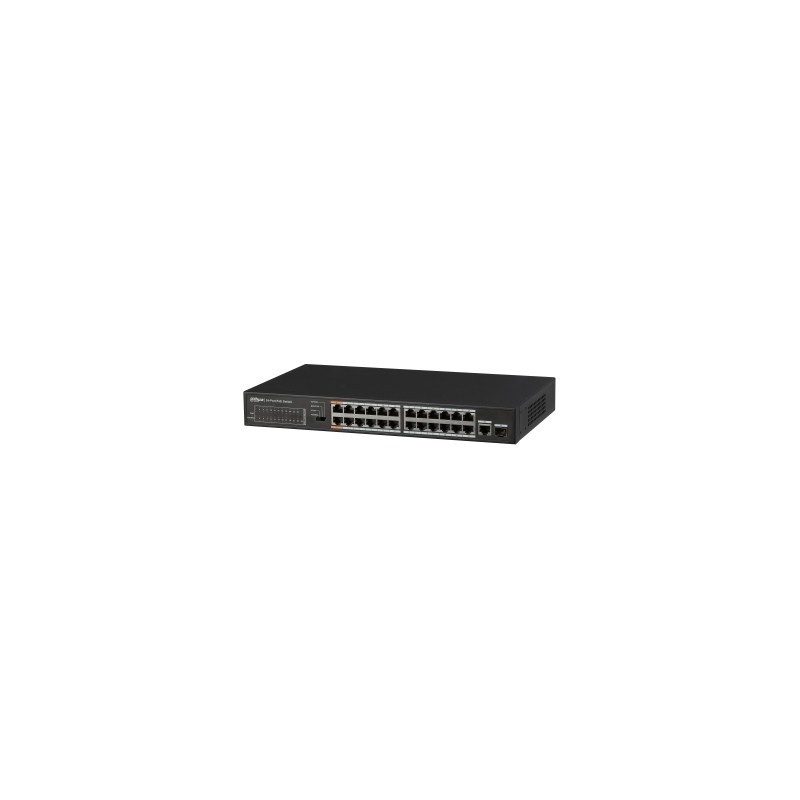 PFS3125-24ET-190 switch No administrado L2 Fast Ethernet (10/100) Energa sobre Ethernet (PoE) Negro