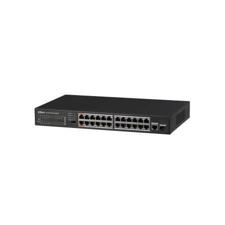 PFS3125-24ET-190 switch No administrado L2 Fast Ethernet (10/100) Energa sobre Ethernet (PoE) Negro