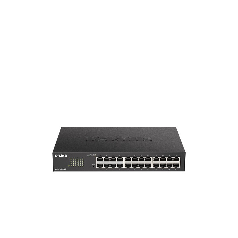 DGS-1100-24V2 switch Gestionado L2 Gigabit Ethernet (10/100/1000) 1U Negro