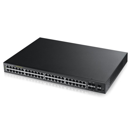 GS1920-48HP Gestionado L2 Gigabit Ethernet (10/100/1000) Energa sobre Ethernet (PoE) 1U Negro