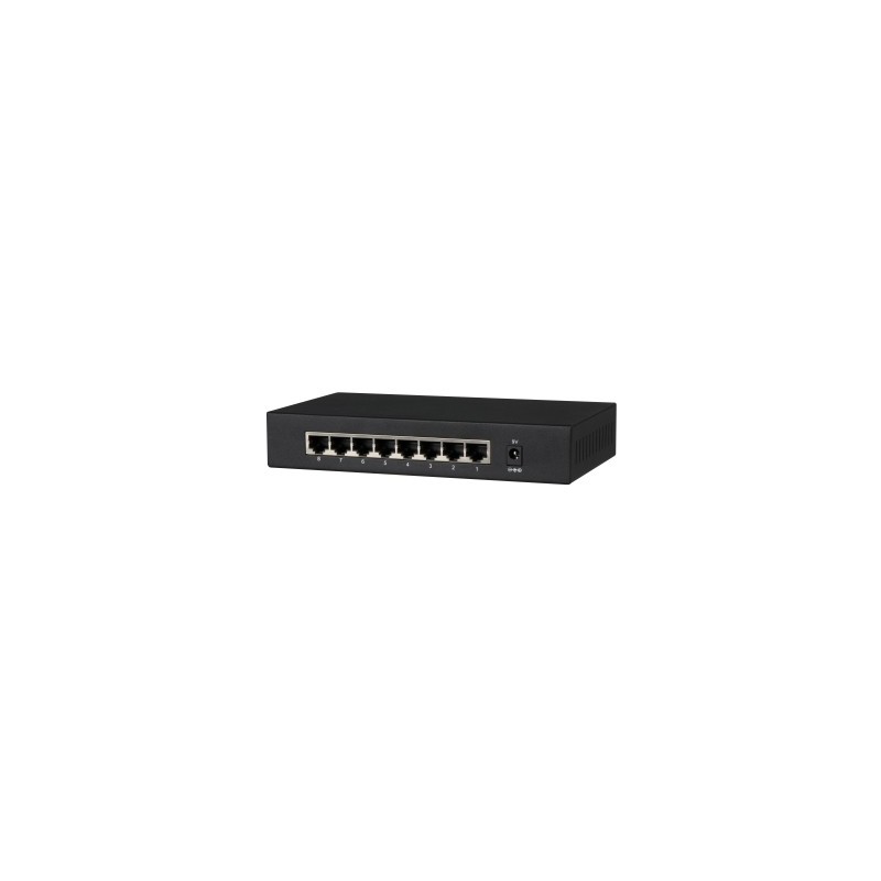 PFS3008-8GT switch No administrado L2 Gigabit Ethernet (10/100/1000) Negro