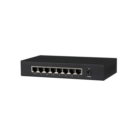 PFS3008-8GT switch No administrado L2 Gigabit Ethernet (10/100/1000) Negro