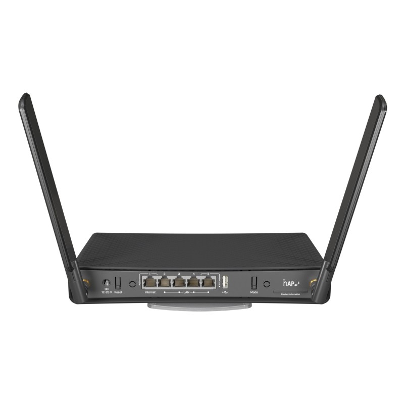 hAP ac router inalmbrico Gigabit Ethernet Doble banda (2 4 GHz / 5 GHz) Negro