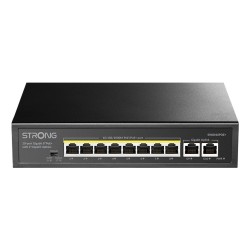 SW8010POE+ switch Gigabit Ethernet (10/100/1000) Energa sobre Ethernet (PoE) Escritorio Negro